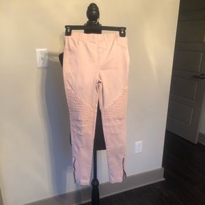 Beula Blush Pink Moto Leggings Medium